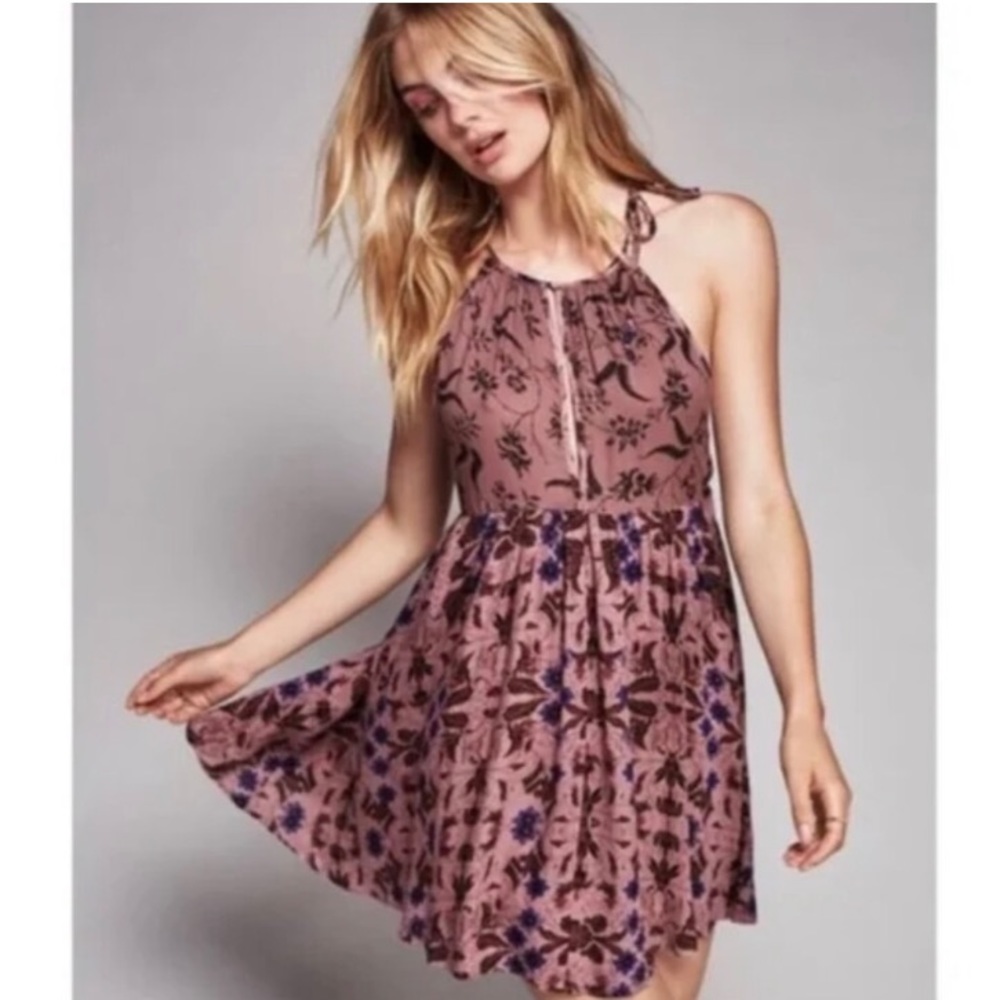 Wildest dreams halter dress by Free People